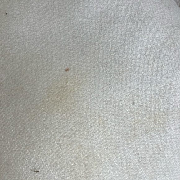 White velvet with gold and silver snowflake design winter accent pillow - Picture 5 of 5